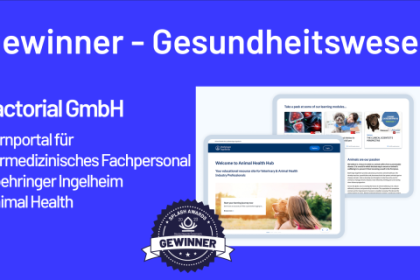 Gewinner-Projekt der Kategorie Gesundheitswesen